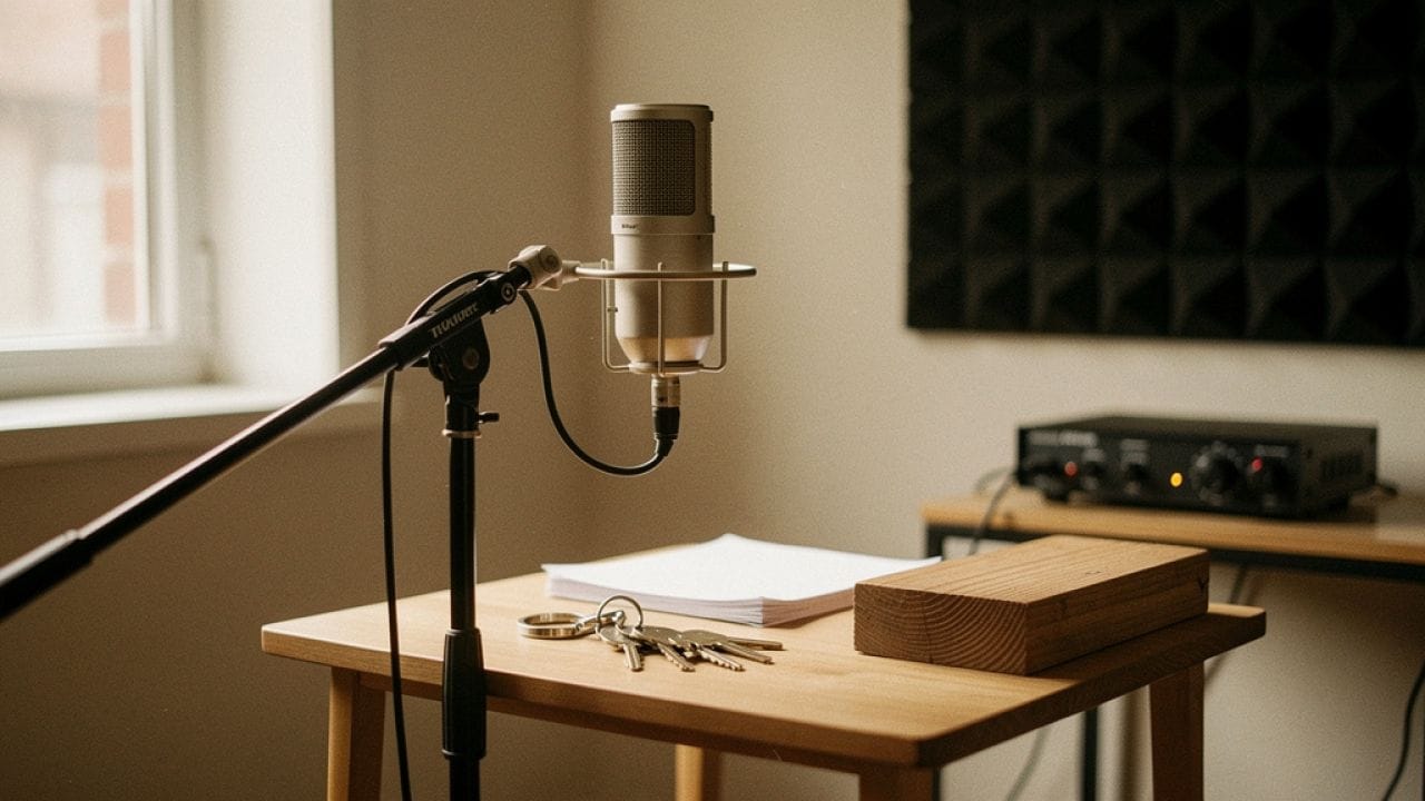 Foley-Sounds aufnehmen: Schlüssel, Papier, Holz – Der ultimative Guide für Lo-Fi-Produzenten 2026