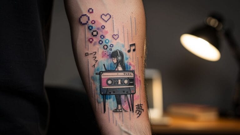 **Lofi-inspirierte Tattoos: Ideen, Bedeutungen und Trends 2026**