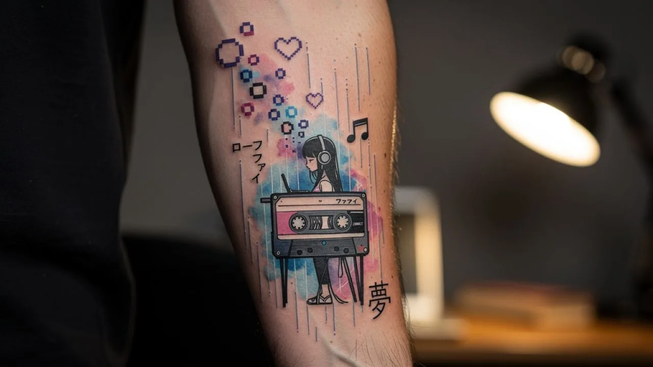 **Lofi-inspirierte Tattoos: Ideen, Bedeutungen und Trends 2026**