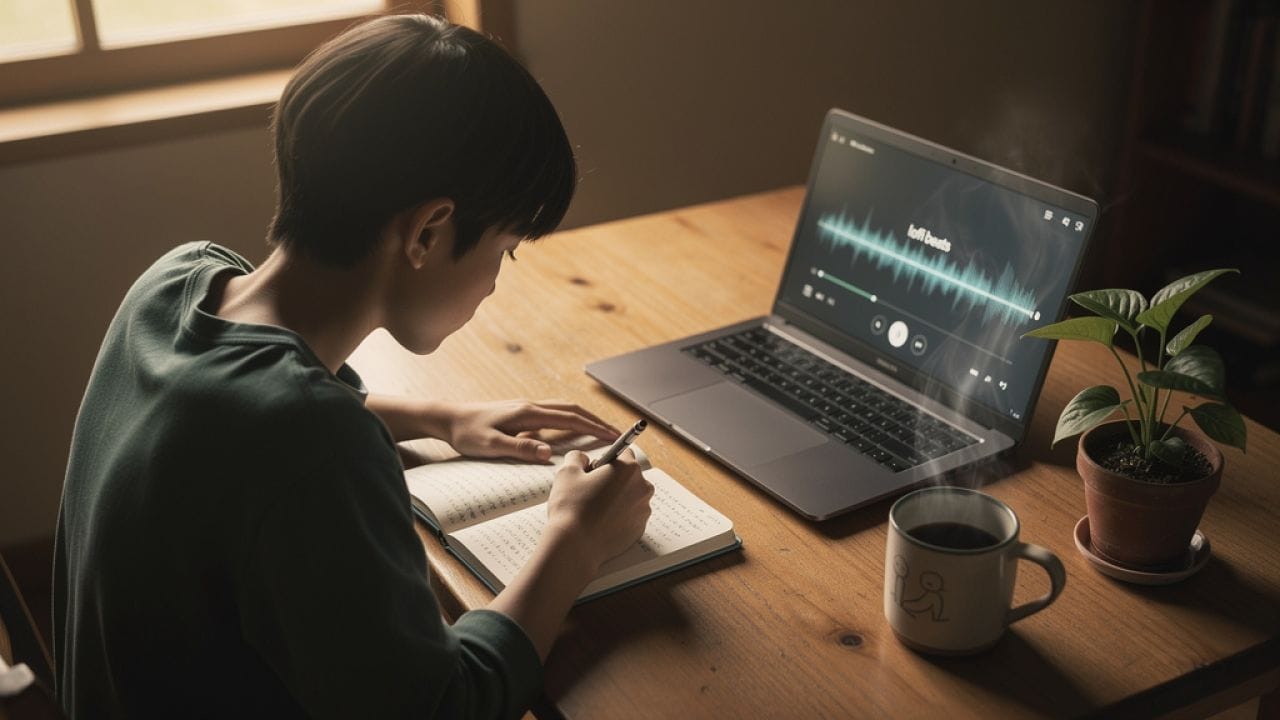 **Journaling gegen Angst mit Lofi: Wissenschaft, Methoden & Praxistipps 2026**