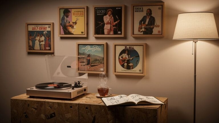 Vinyl-Cover an der Wand präsentieren: Trends, Techniken und kreative Ideen 2026