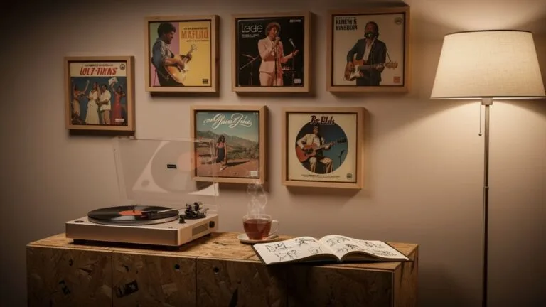 Vinyl-Cover an der Wand präsentieren: Trends, Techniken und kreative Ideen 2026