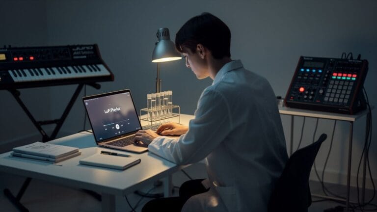 Lofi für Chemiker: Reaktionen und Rhythmus – Wissenschaft trifft auf entspannten Beat