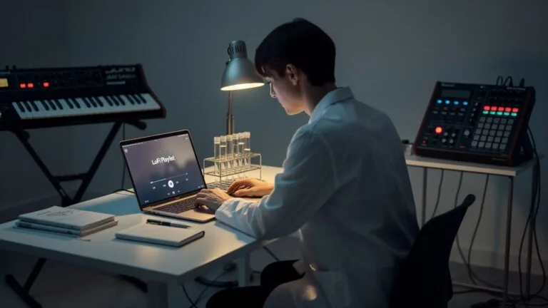 Lofi für Chemiker: Reaktionen und Rhythmus – Wissenschaft trifft auf entspannten Beat