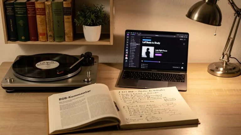 Lofi für Jurastudenten: Fokus bei komplexen Texten steigern